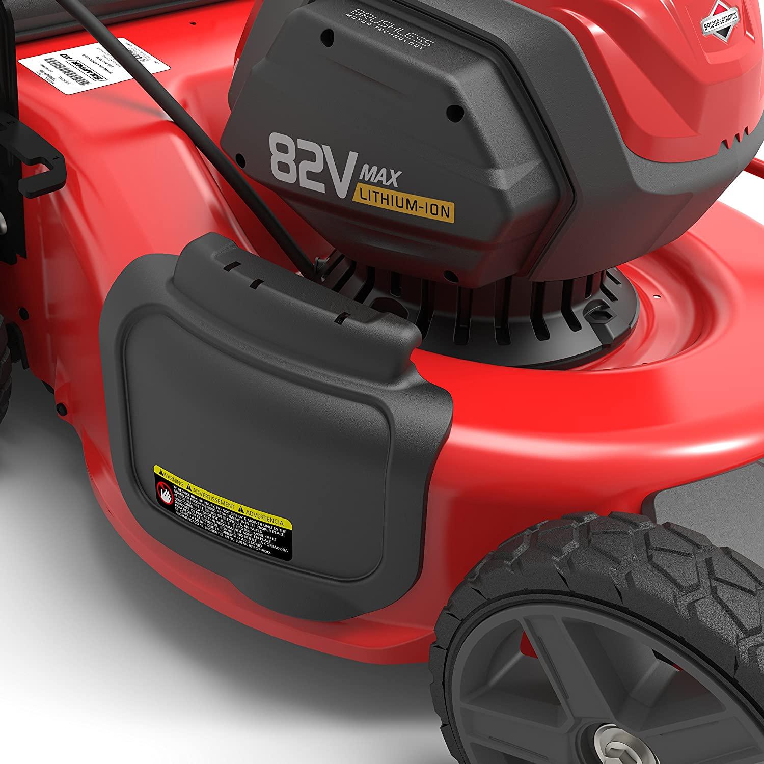 Snapper XD 82V MAX Cordless Electric 21" Push Lawn Mower, Includes Kit of 2 2.0 Batteries and Rapid Charger