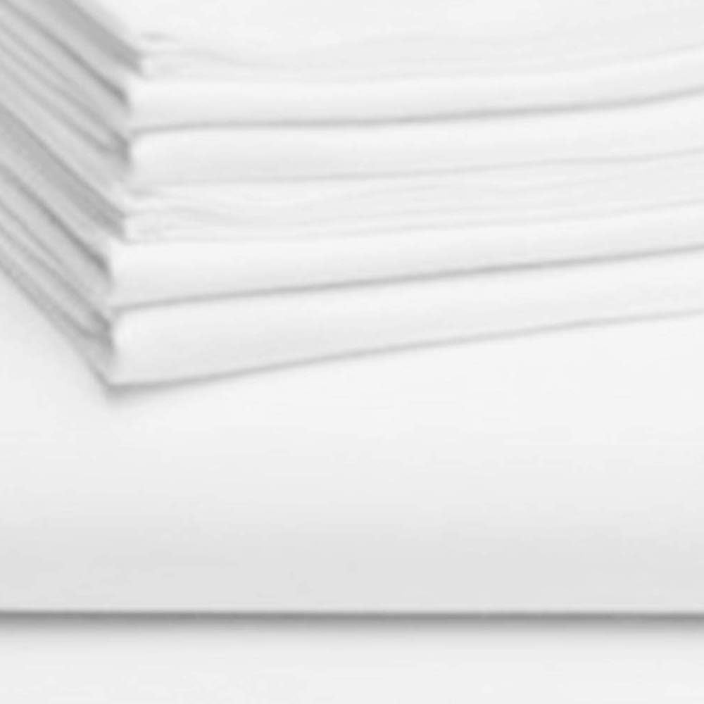 LuxClub 6 PC Queen Sheet Set, Rayon Made from Bamboo Bed Sheets, Deep Pockets 18" Eco Friendly Wrinkle Cooling Sheets Machine Washable Hotel Bedding Silky Soft - White Queen