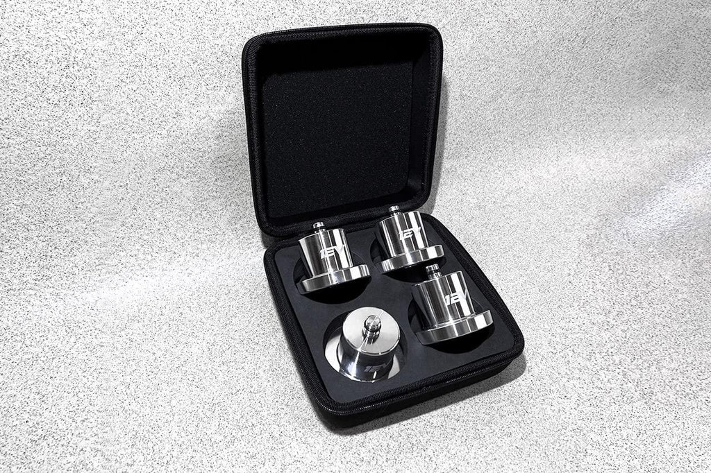 Team 1EV Billet Aluminum Heavy Duty Lifting Jack Pad Pucks for Rivian R1T / R1S (4 Pucks, Include Case)