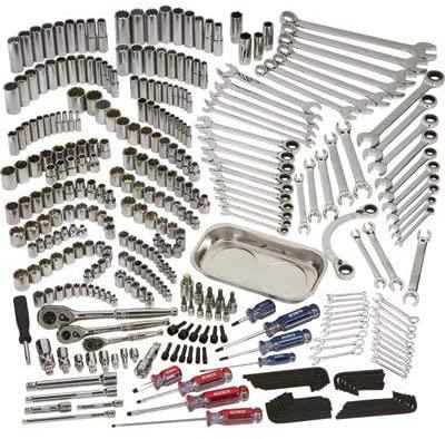 Klutch Mechanic's Tool Set - 360-Pc. 1/4in. 3/8in. and 1/2in. Drive