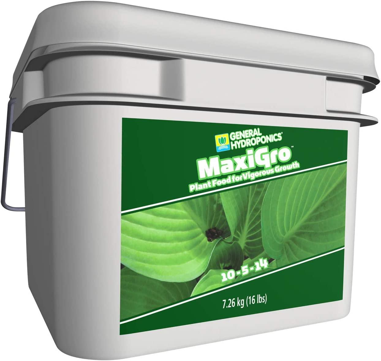 General Hydroponics MaxiGro Plant Food For Vigorous Growth, 16 lb