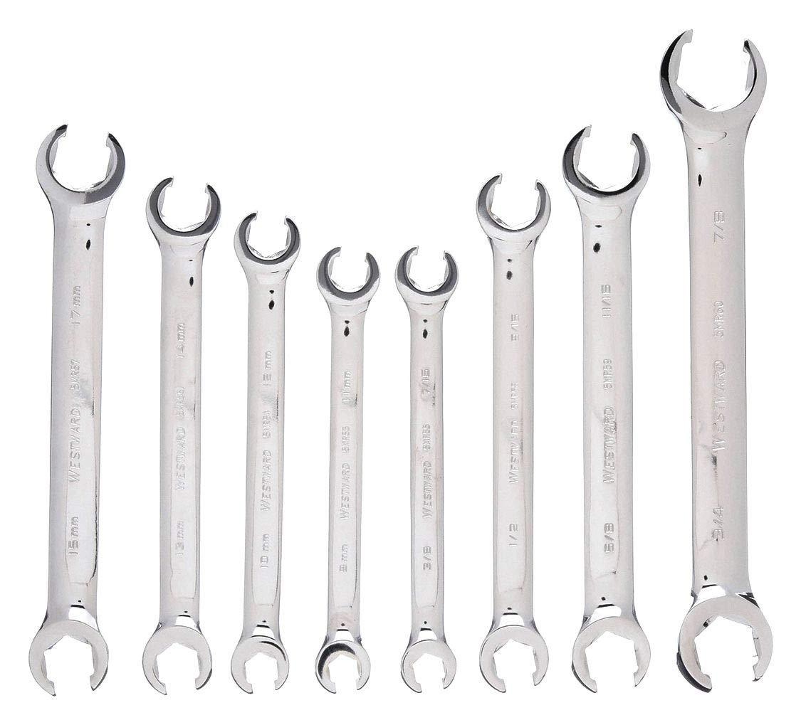 Westward 4YR29 Flare Nut Wrench Set