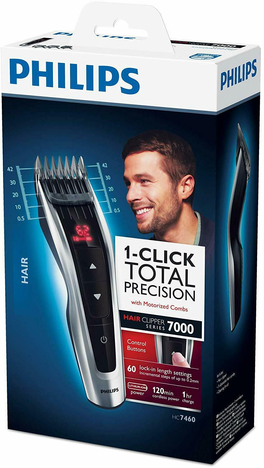 Philips Hairclipper Series 7000 Electric Hair Clipper Cutter Hc7460/15