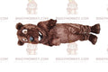 Very Happy Brown Bear BIGGYMONKEYMascot Costume, with Cute Black Muzzle