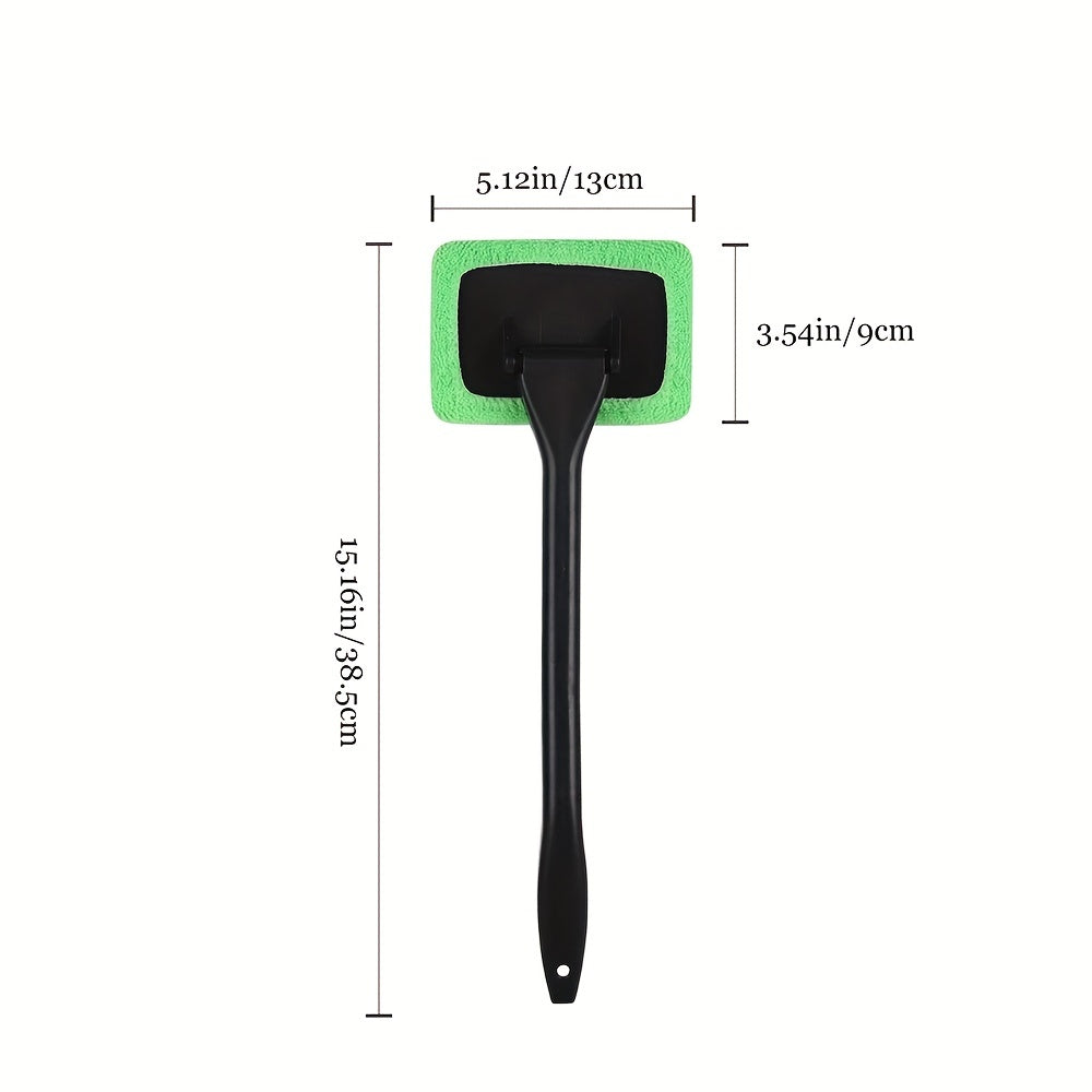 Car Glass Plastic Cleaning Brush With A Replacement Detachable Brush Head