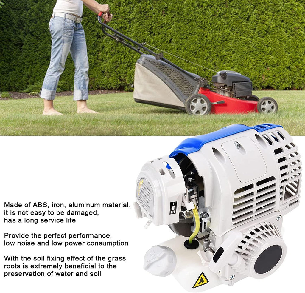 Yadoo Gasoline Engine - Brush Cutter Engine, 35.8CC 4 Stroke Gasoline Engine Garden Brush Cutter Accessories for HS139