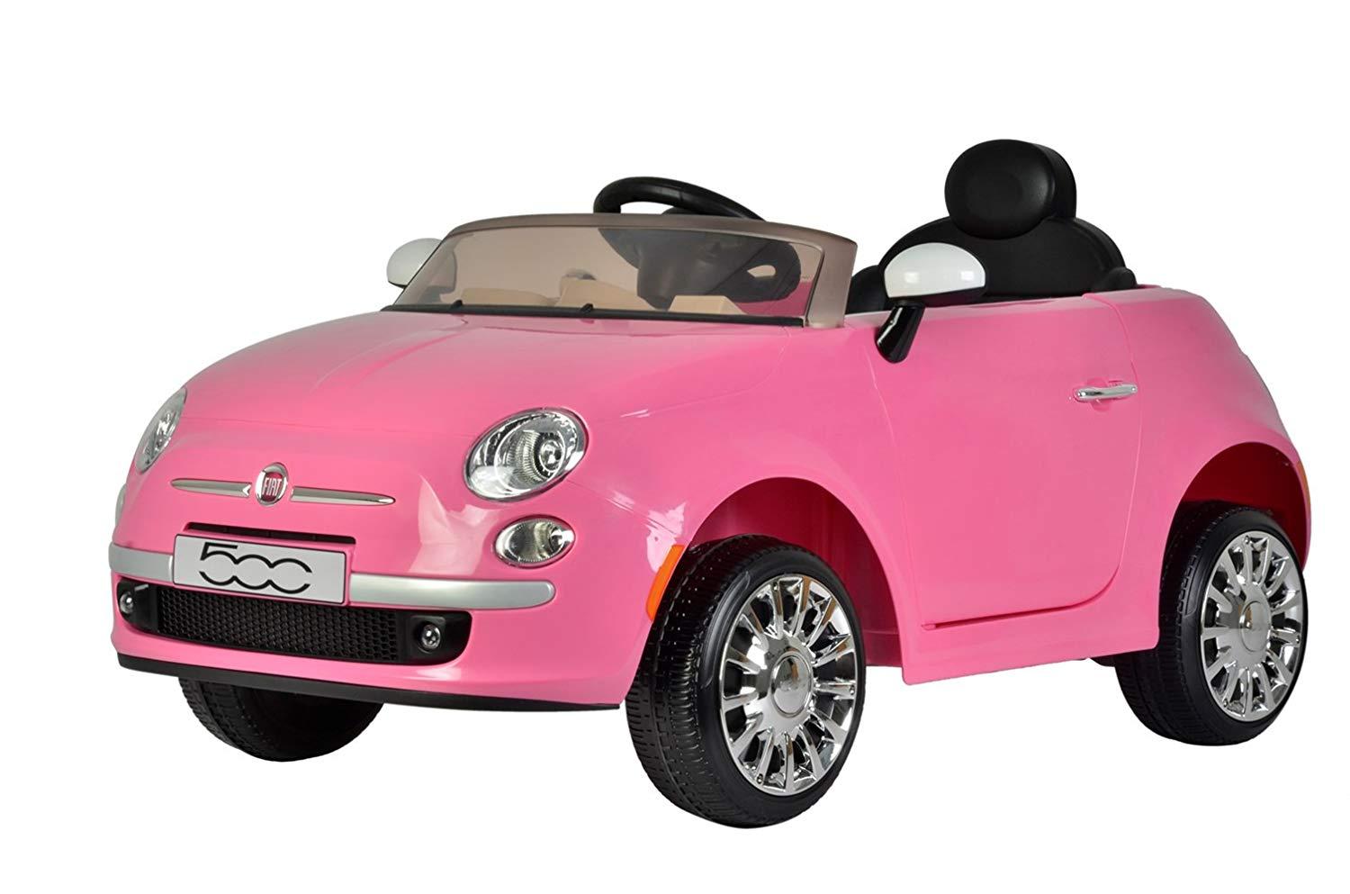 Best Ride On Car Fiat 500 12V- Pink Fiat 500 12 V Electric Car, Pink