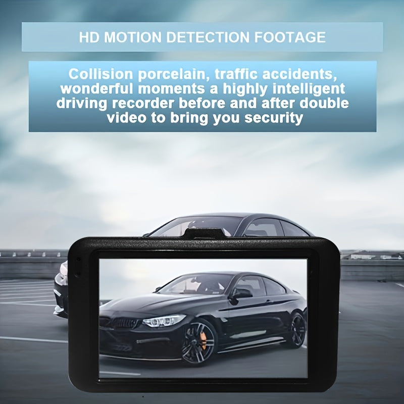 3 Inch HD 1080P Dash Cam With Suction Cup, Night Vision &amp; Cycle Recording