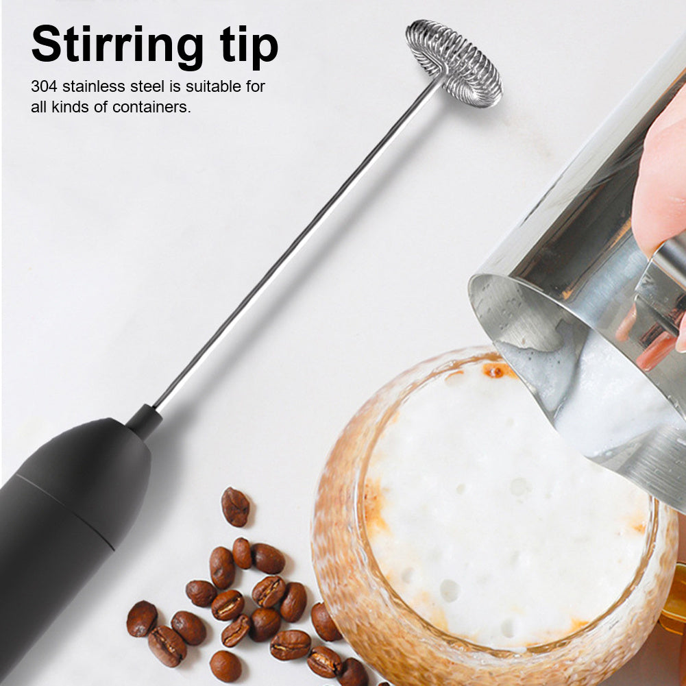 Electric Milk Frother For Perfectly Frothed Coffee And Creamy Cappuccinos Non-Battery