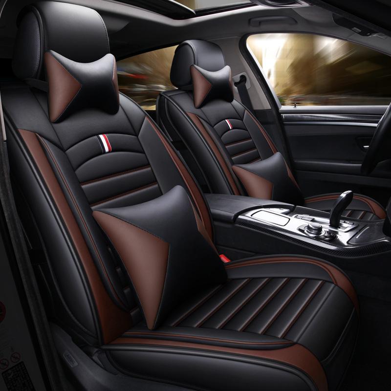 Universal  Leather  Car Seat Covers Front Seat Covers Cushion Protector