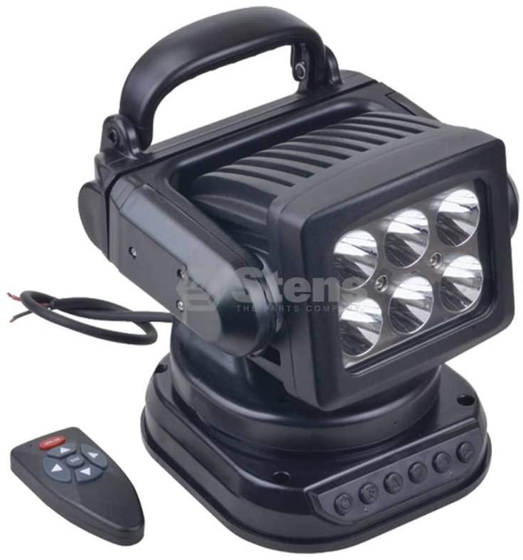 Stens Work Light 12-24 Volt, Remote Control, 5 3/8" x 4 3/4", 6 LED, spot