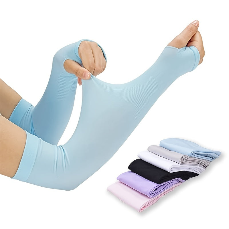 Stay Cool And Protected In The Sun With These UV Protection Compression Arm Sleeves!