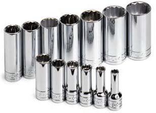 Sk Hand Tool LLC 4453 13 Pc. 3/8" Dr. 12 Pt. Deep SAE Socket Set