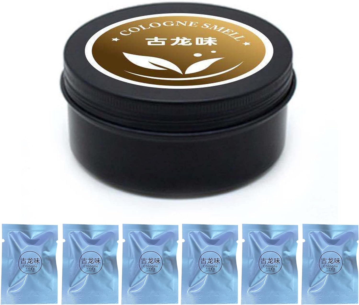 Cacacece 6 Packs Cologne Smell Car Air Fresheners Refills Solid Fragrance Replacement Tablets, Long Lasting Car Air Fresheners（Cologne）