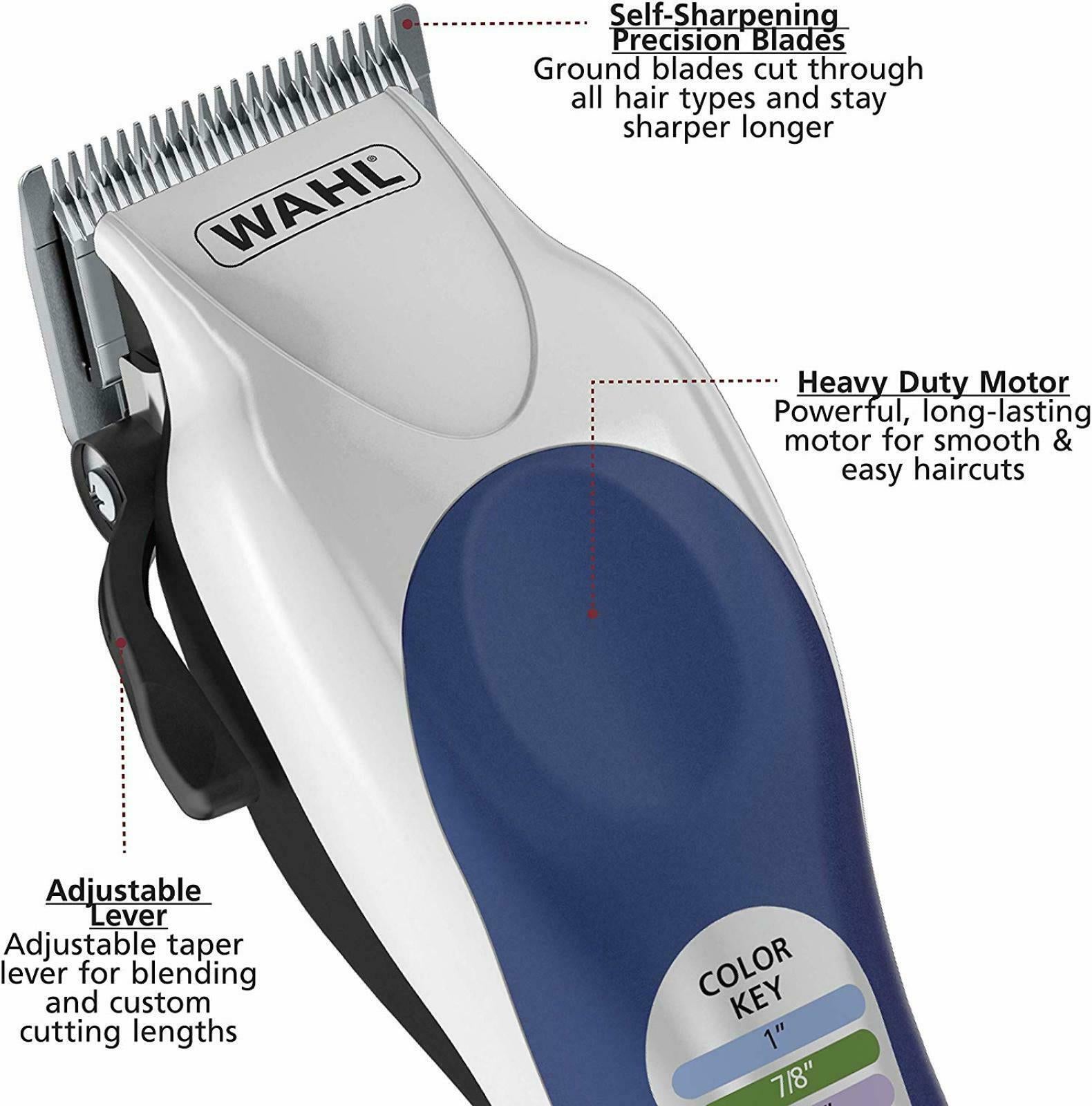 Maquina De Cortar Pelo Wahl Maquina De Afeitar Profesional Kit Corte De Cabello