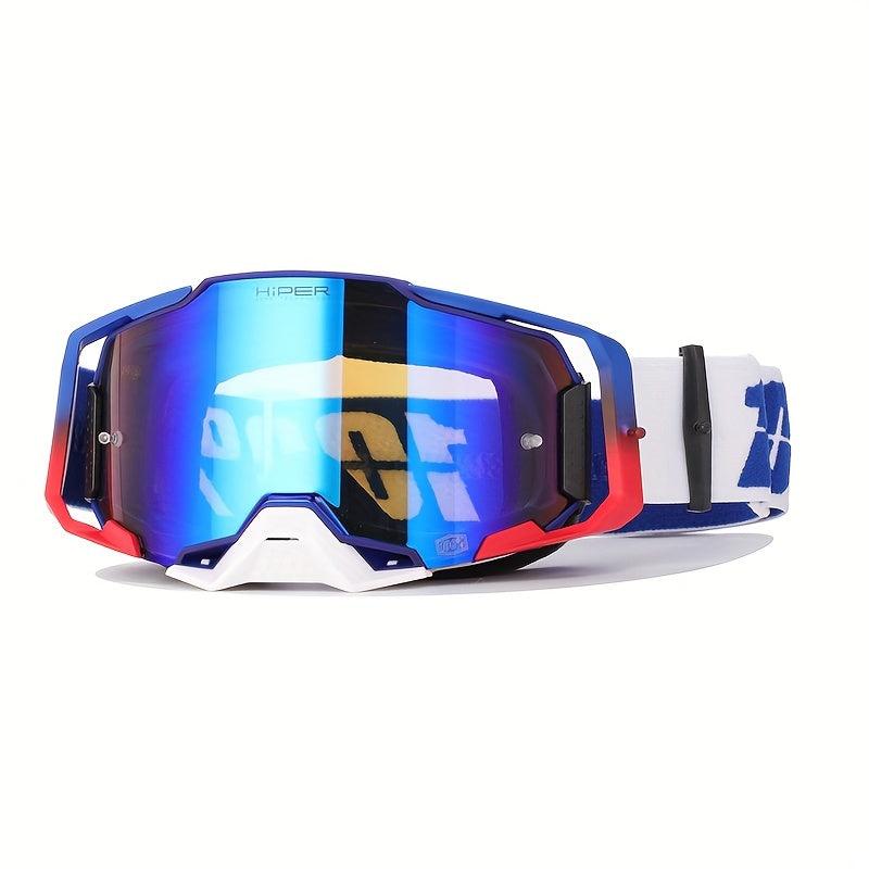 Motocross Goggles Motorcycle Sunglasses Ski Sport Dirt Bike MX MTB Downhill Cycling Glasses Anti-Fog HD Lens