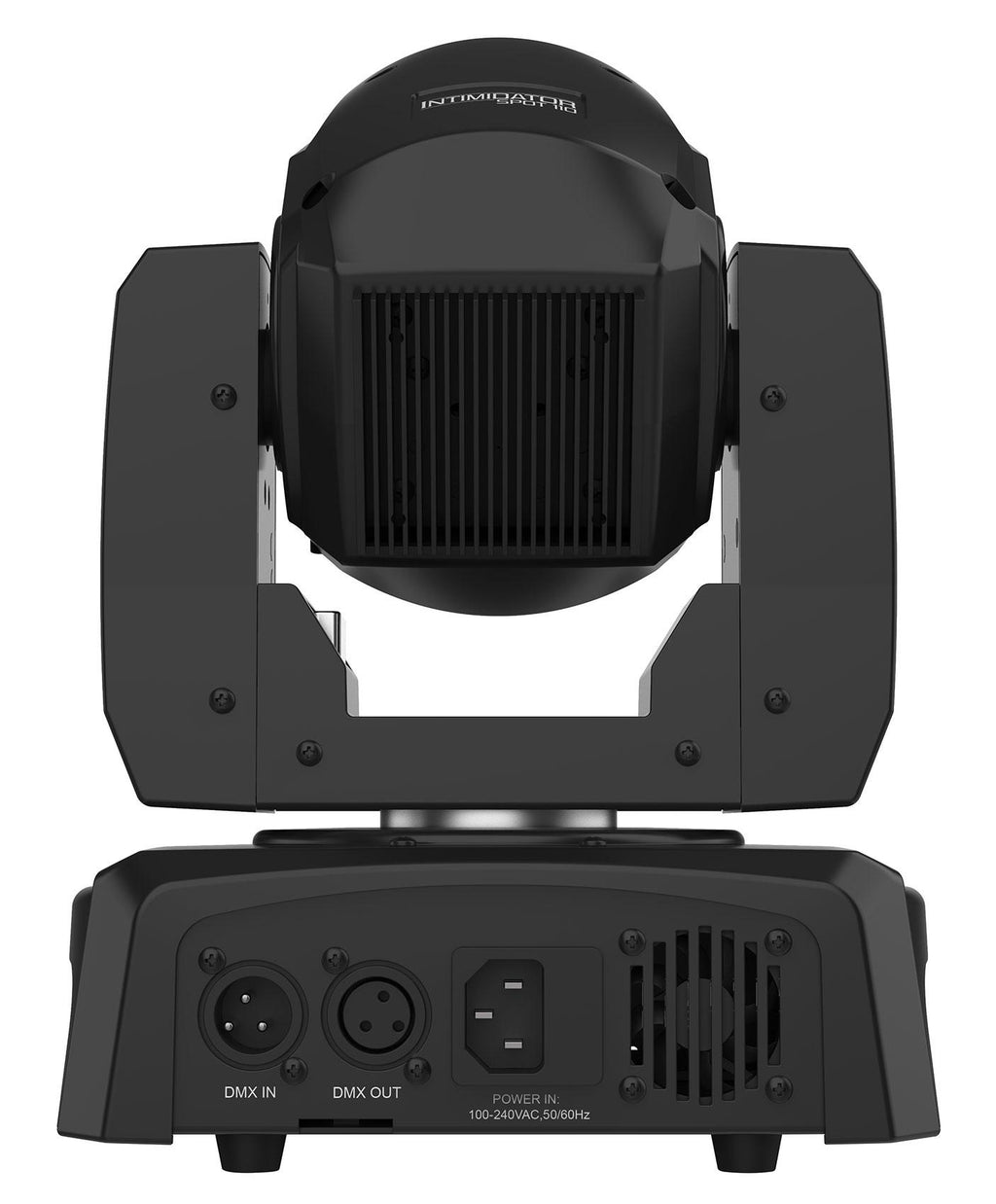 (4) Chauvet Intimidator Spot 110 LED Moving Head Lights+Crank Up Lighting Stand