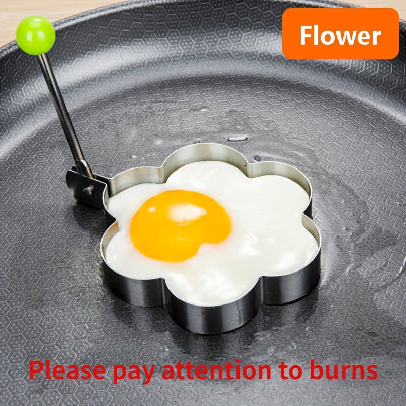 Steel Fried Egg Pancake Shaper Omelette Mold, Frying Egg CooTools, RV Kitchen Accessories Gadget Rings, 4 Styles To Choose