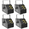 Chauvet DJ Portable Pro Effect Party Bubble Machine w/ Removable Tank (4 Pack)