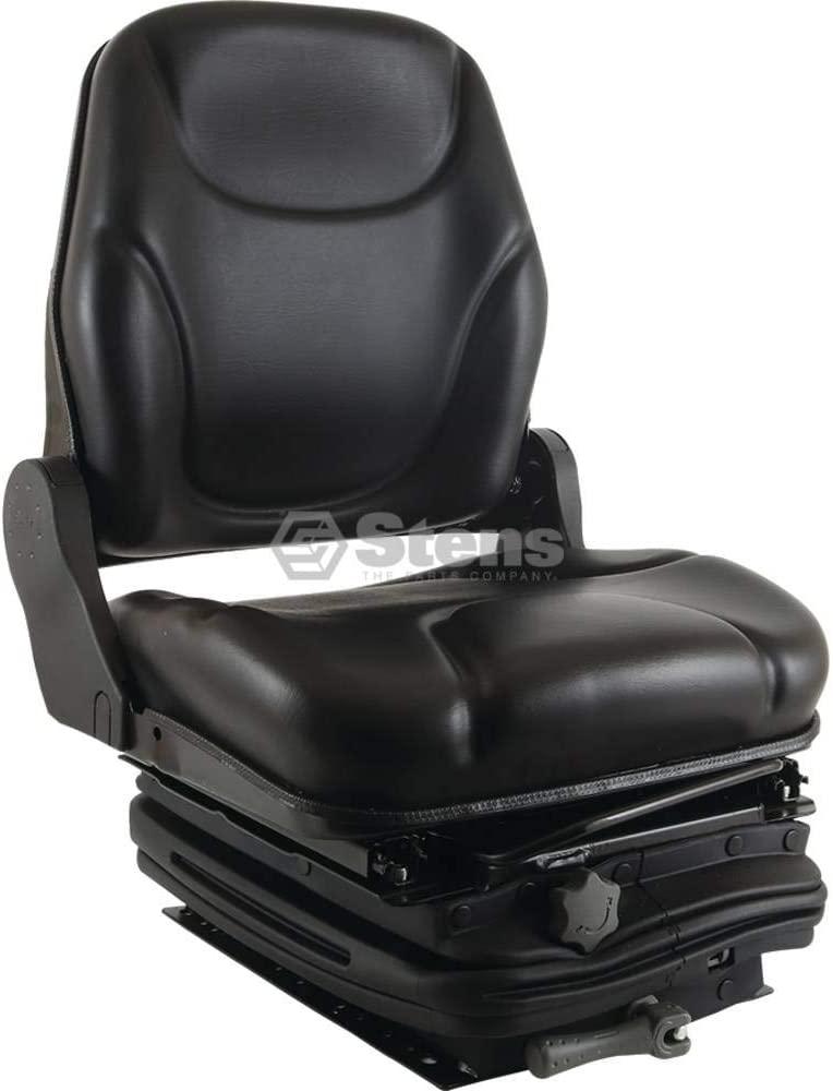 Stens Seat for Mechanical suspension, black vinyl, adjustable
