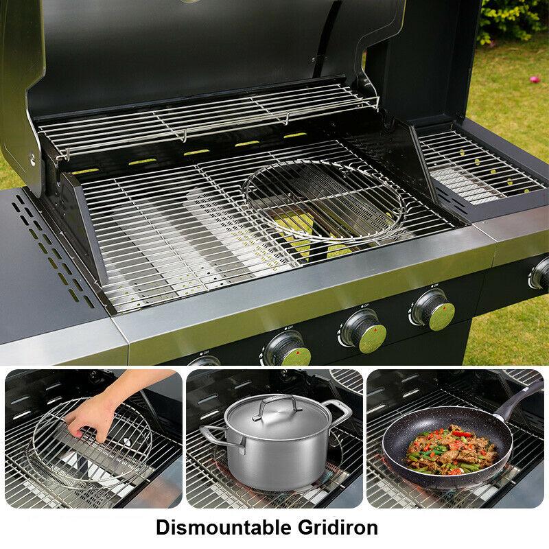 27.5" x 16.5" LPG BBQ Grill Barbecue Oven CooGrid Outdoor Courtyard Party