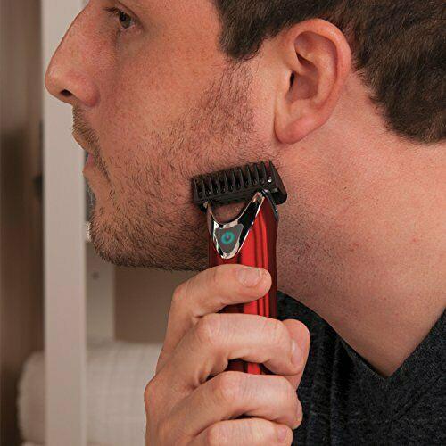 Wahl 9864r Clipper  Steel Lithium Ion Plus Beard Trimmer Deluxe Kit Red