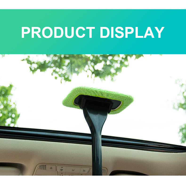 2PCS Window Cleaning Brush Kit: Get That Spotless Car Window Look With This Windshield Cleaning Wash Tool!