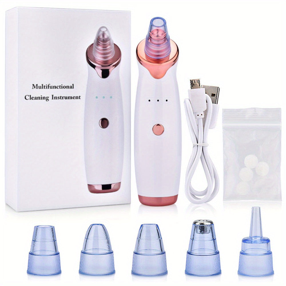 Multi-Functional Blackhead Remover Vacuum Tool For Pore Cleansing And Acne Treatment