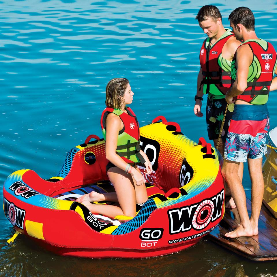 WOW Watersports 18-1050 Go Bot Series Towables - 3 Person Rider