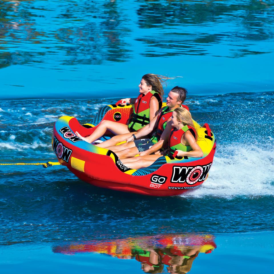 WOW Watersports 18-1050 Go Bot Series Towables - 3 Person Rider