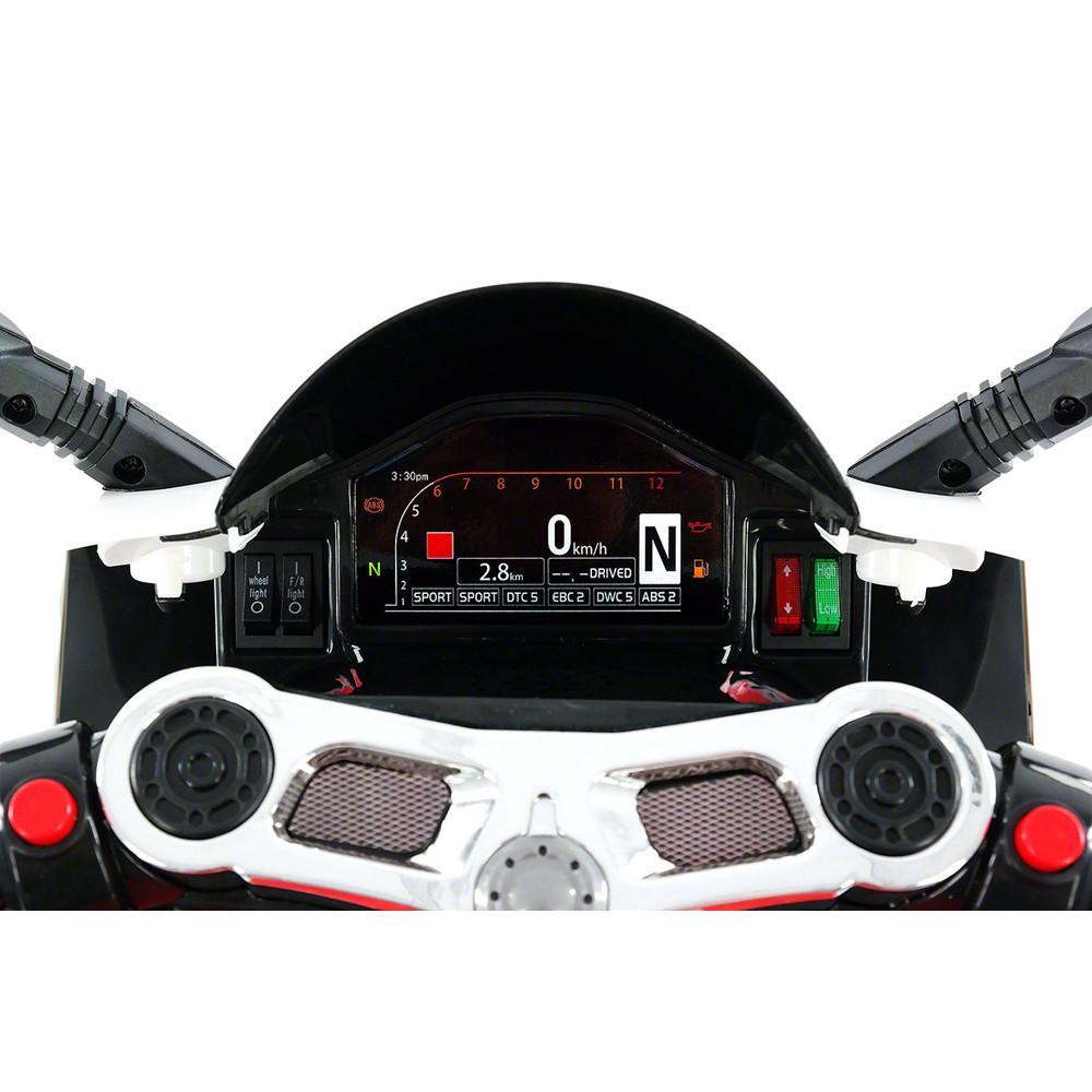 2023 Racing Style Ride On Toy Motorcycle Car for Kids 12V Battery Powered  Red