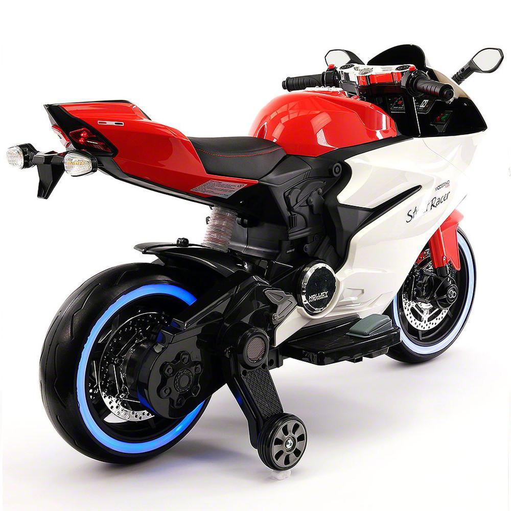 2023 Racing Style Ride On Toy Motorcycle Car for Kids 12V Battery Powered  Red