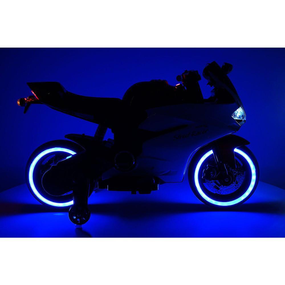 2023 Racing Style Ride On Toy Motorcycle Car for Kids 12V Battery Powered  Red
