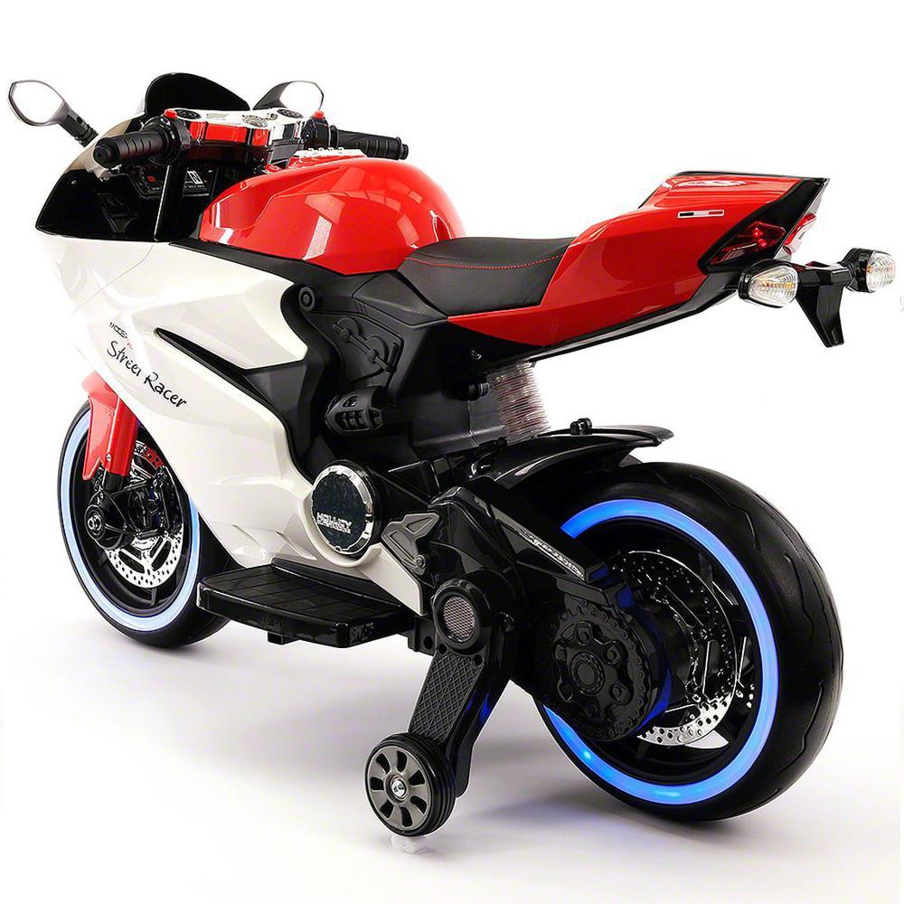2023 Racing Style Ride On Toy Motorcycle Car for Kids 12V Battery Powered  Red