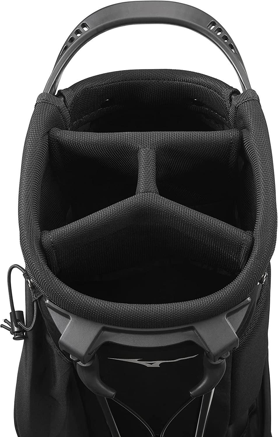 Mizuno BR-D3 Golf Stand Bag | 4 Way Top Cuff | 2 Full Length Dividers | Dual Shoulder Straps | Full Length Stand Legs | Insulated Drink Pouch