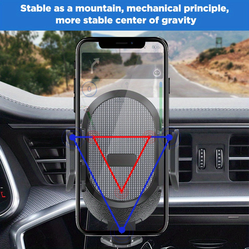 Universal Car Phone Holder Stand, Gravity Dashboard  Mount For  13/12/11 &amp; 4.5-6.7 Smartphones!