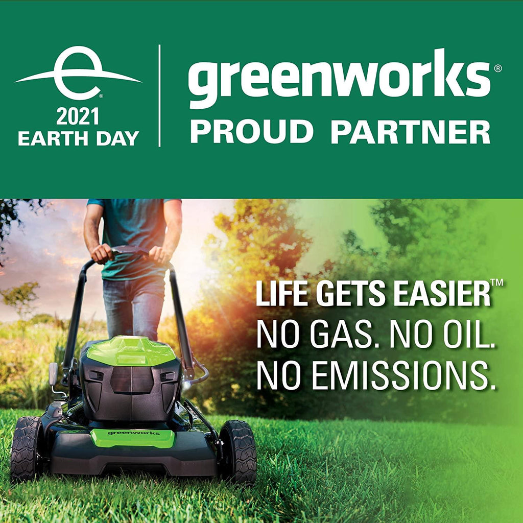 Greenworks 25302 20-Inch 40V Twin Force Cordless Lawn Mower, 5Ah Battery & Charger Included