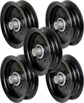 Rotary 13175 Flat Idler Pulley 3/8 ID X 5-3/8 OD for Poulan/Husqvarna/Craftsman Mowers Replaces OEM # 196106, 197379, 532196106 (Fivе Расk)