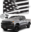 Autoamerics 1-Piece Windshield Sun Shade B&amp;W Art American Flag USA  - Foldable Car Front Window Sunshade for Most Sedans SUV Truck - Blocks Max UV Rays and Keeps Your Vehicle Cool - Large
