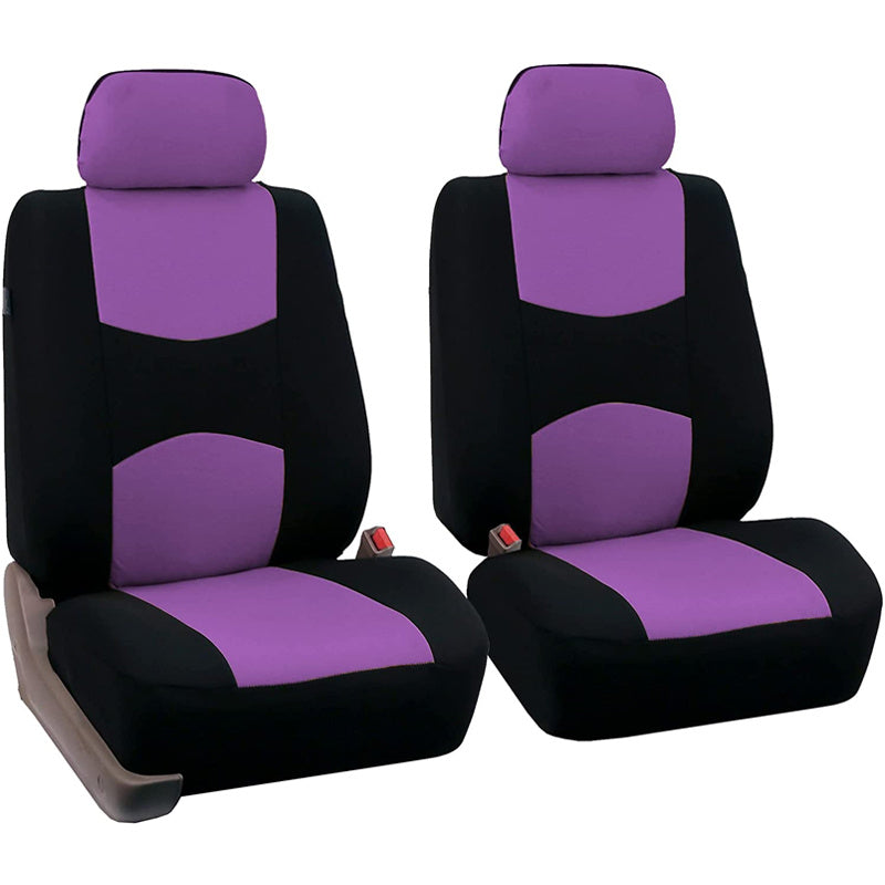 Car Seat Covers, Polyester Pink Purple Gray Black Tan Blue Red Rosy Car Seat Cushion Universal Car Seat Protector Car Decoration Auto Car Accessories