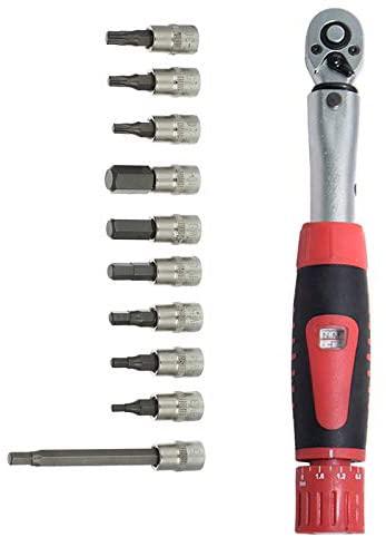ZHENWOCAI Mechanical Preset Torque Wrench Torque 2-24nm 1/4 Bicycle Torque Hand Tool Combination Set New