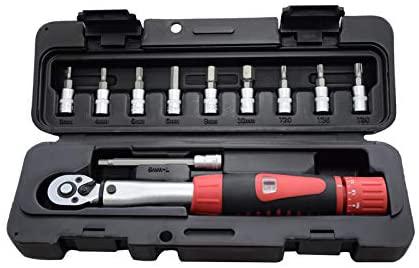ZHENWOCAI Mechanical Preset Torque Wrench Torque 2-24nm 1/4 Bicycle Torque Hand Tool Combination Set New