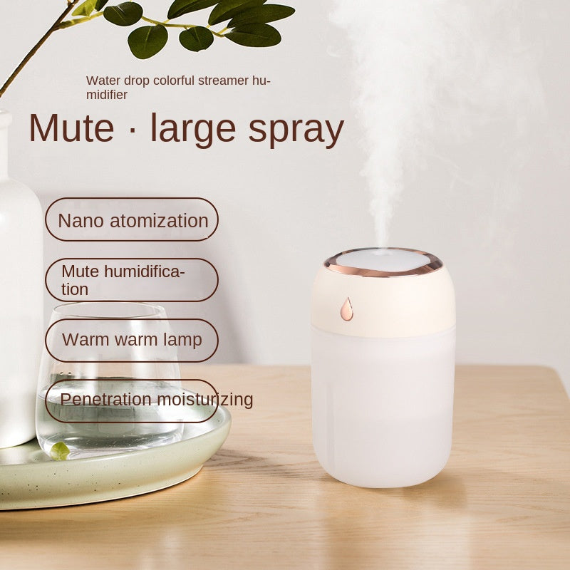 Stay Hydrated Anywhere: Portable Mini Humidifier for Bedroom, Travel, Office &amp; Home