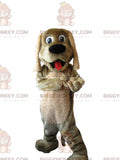Super Happy Tan Dachshund BIGGYMONKEYMascot Costume. dachshund costume