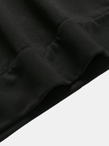 mens color block stitching hoodie casual two pieces outfits with sweatpants