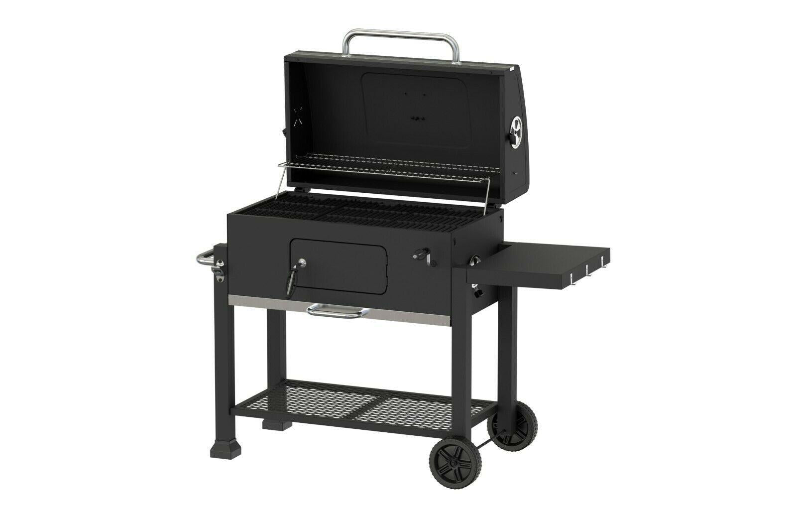 Charcoal Grills Outdoor BBQ Grill Backyard Barbecue Grill With Cast Iron Grates