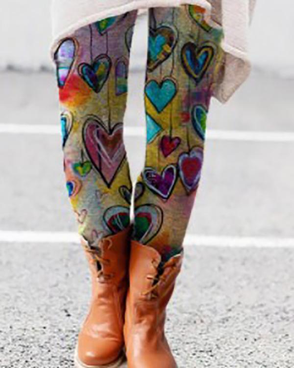 sheath floral-print cotton-blend pants