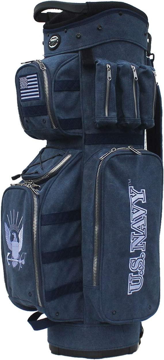 Hot-Z Golf USA Military Active Duty 14 Way Divider Cart Bag