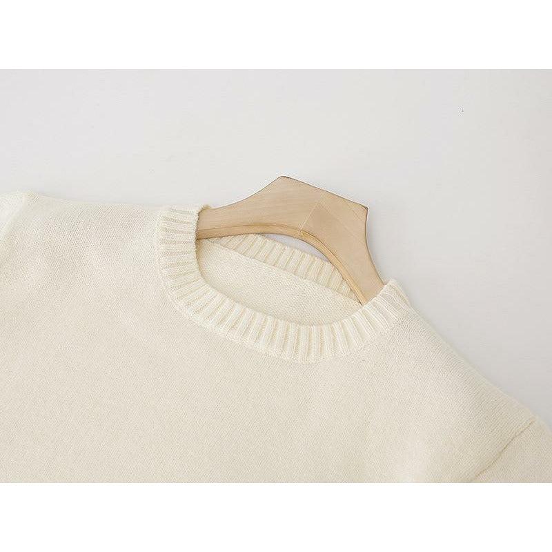 floral pullover sweater long sleeve