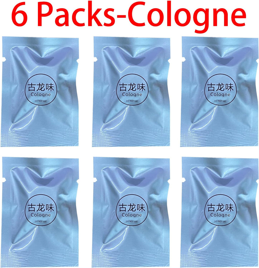 Cacacece 6 Packs Cologne Smell Car Air Fresheners Refills Solid Fragrance Replacement Tablets, Long Lasting Car Air Fresheners（Cologne）